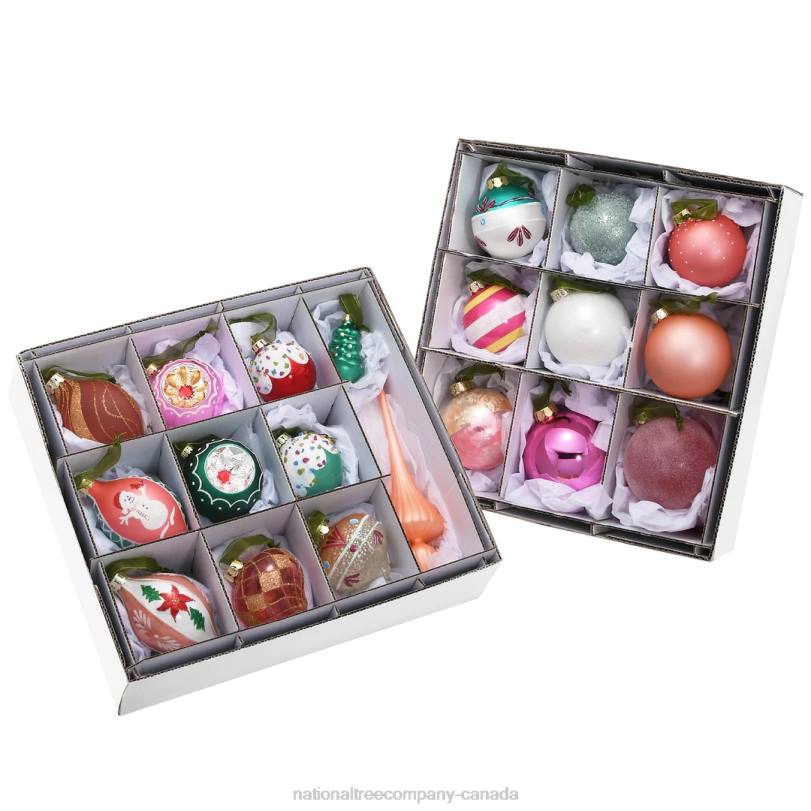 H4X0531National Tree Company 20-Piece Christmas Tree Ornament Set, Be Merry Collection