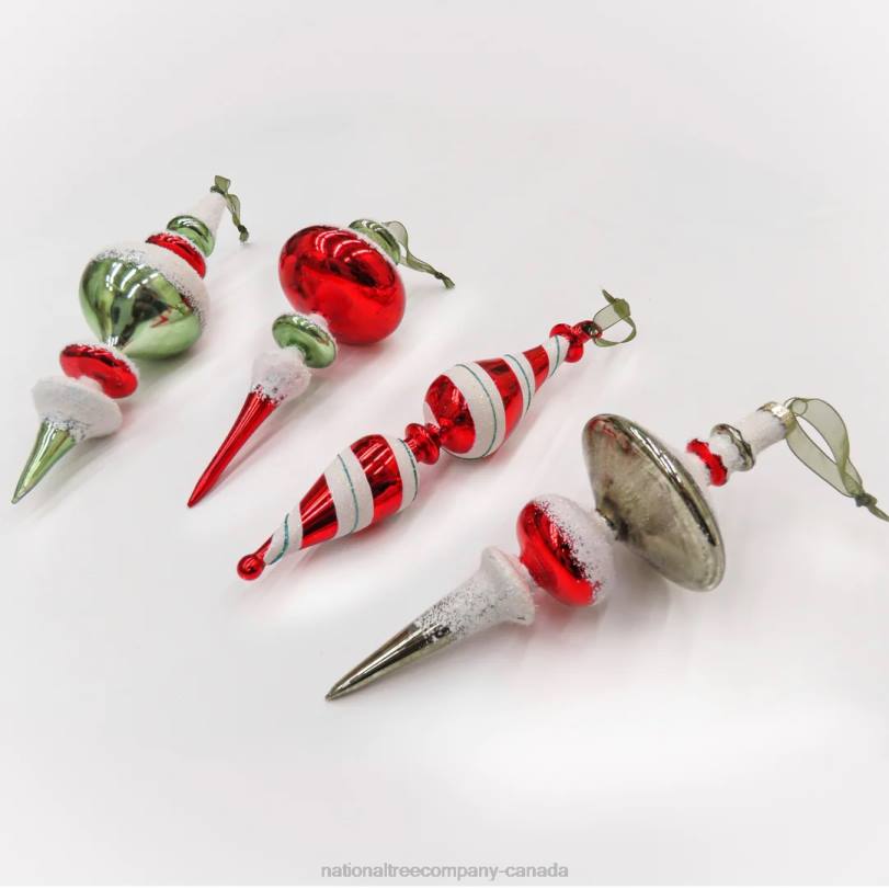 H4X0538National Tree Company 24 Piece HGTV Home Collection Nostalgic Traditions Ornaments