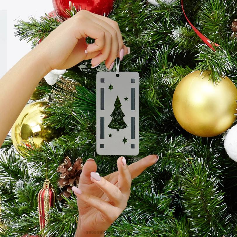 H4X0547National Tree Company Scentsicles, Trio Ornament Set of 3, Bottle 6pc Stick, White Winter Fir