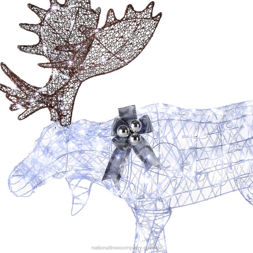 H4X0592National Tree Company 50in Pre-lit Moose Decoration