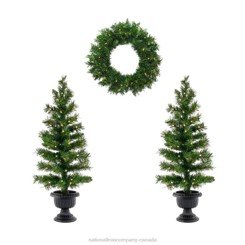 H4X0516National Tree Company Warm Welcome Bundle Pre-Lit Assortment