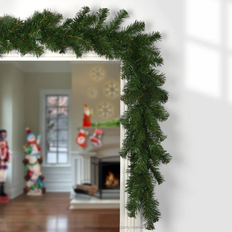 H4X0383National Tree Company Artificial Christmas Garland, Green, Kincaid Spruce, Christmas Collection, 9 Feet
