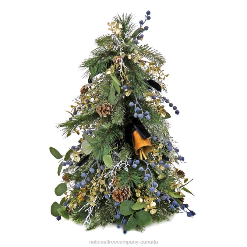 H4X0450National Tree Company 26in HGTV Home Collection Swiss Chic Topiary Tree