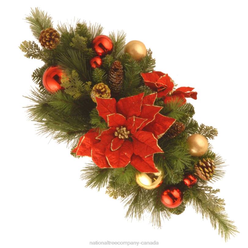 H4X0459National Tree Company 30in Decorative Collection Home for the Holidays Centerpiece