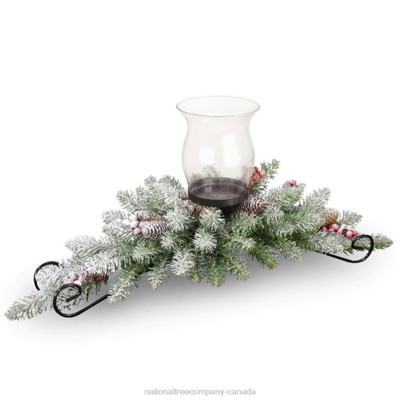 H4X0476National Tree Company 30 in Dunhill(R) Fir Centerpiece and Candle Holder