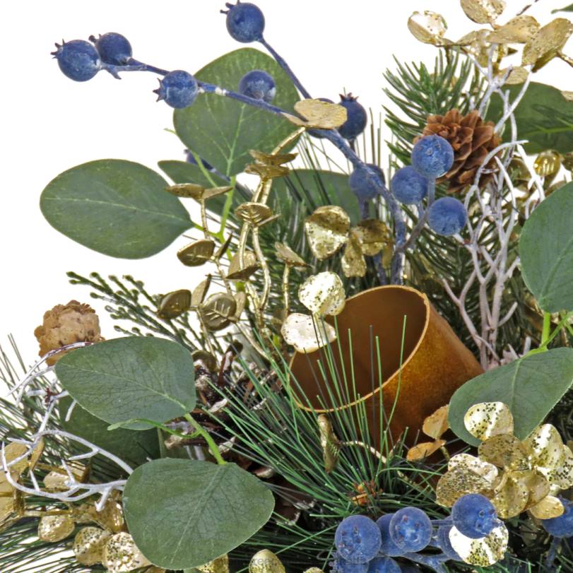 H4X0500National Tree Company 17in HGTV Home Collection Swiss Chic Arrangement