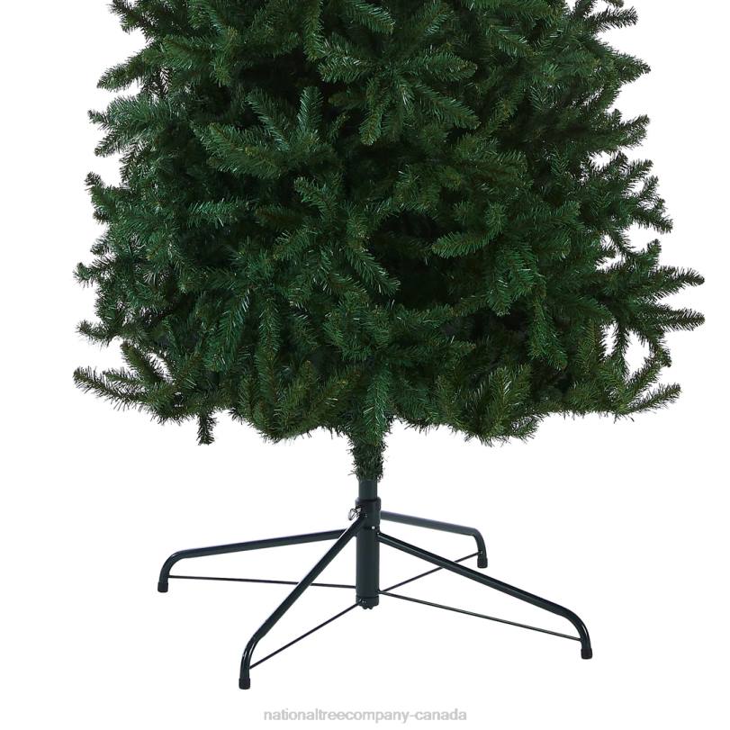 H4X096National Tree Company Artificial Slim Christmas Tree, Green, Kingswood Fir, Includes Stand, 12 Feet