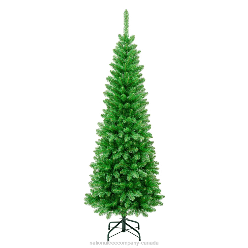 H4X0181National Tree Company First Traditions Rowan Pencil Slim Christmas Tree, 6 ft