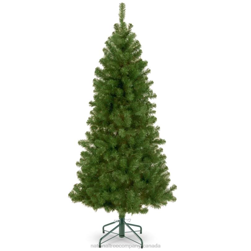 H4X0213National Tree Company Canadian Grande Fir Christmas Tree with Tree Stand, 6.5 FT