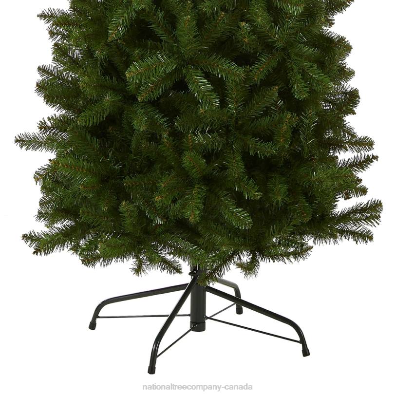 H4X0118National Tree Company Artificial Slim Christmas Tree, Green, Kingswood Fir, Includes Stand, 9 Feet