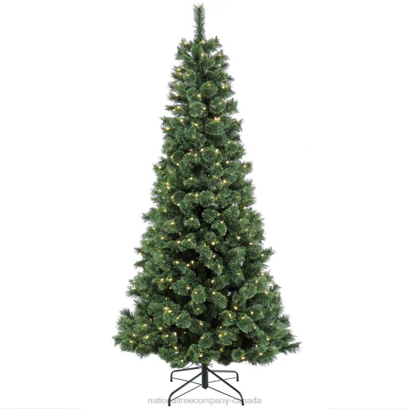 H4X0195National Tree Company 7.5 ft. Pre-Lit Pilchuck Pine Tree with LED Lights
